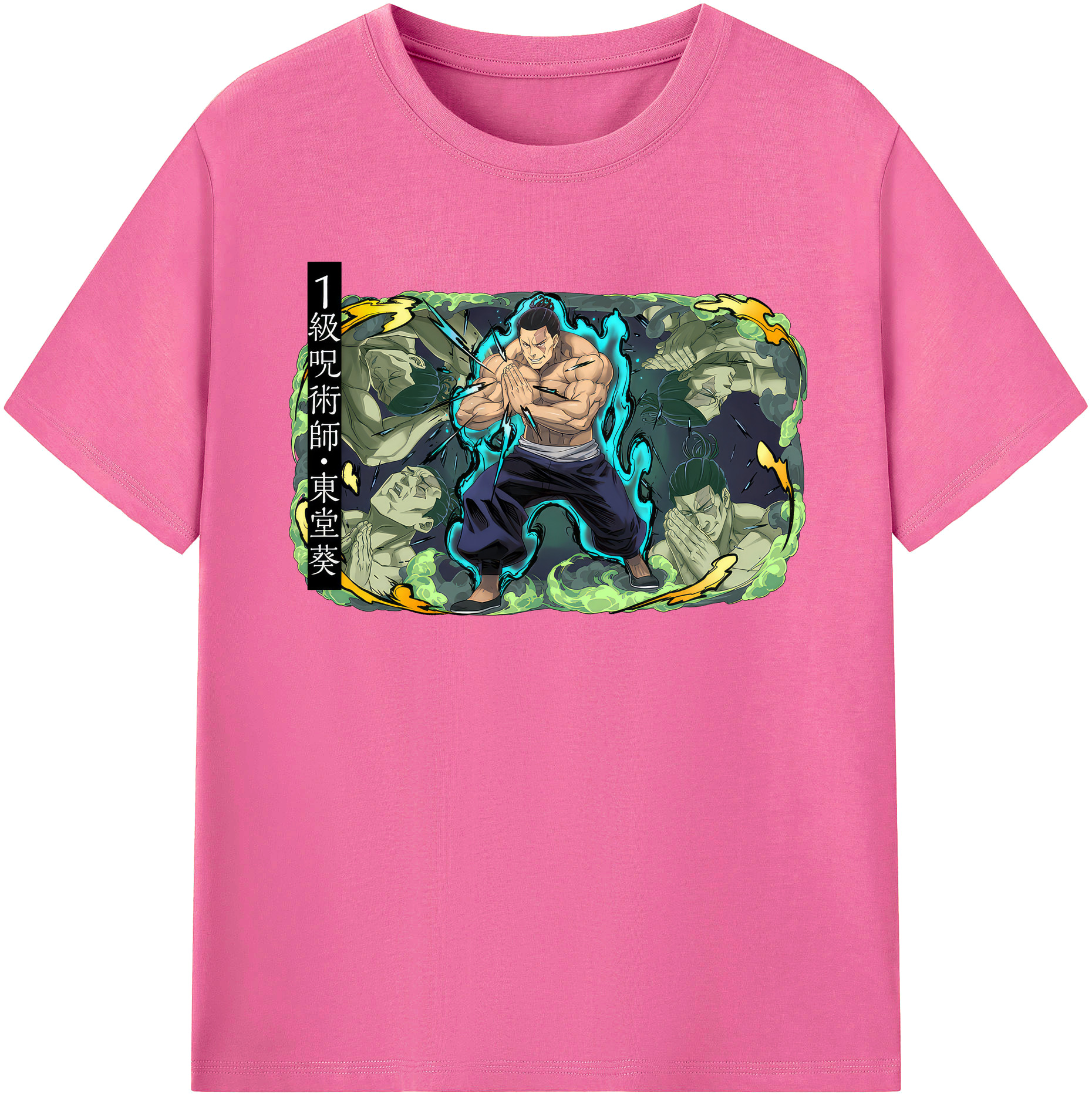 （画像用） 呪術廻戦 Jujutsu Kaisen レディースカジュアルプリントTシャツ（綿100％）